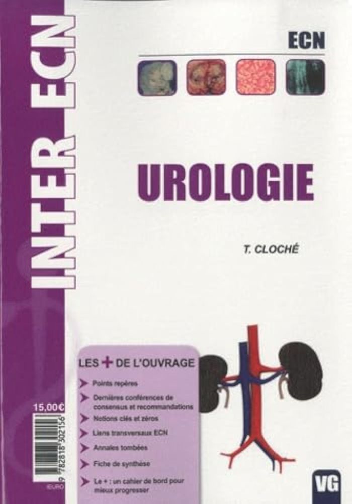 Couverture du livre « INTER ECN UROLOGIE » de Cloche T., librairie Les Contes Infusés à Corte