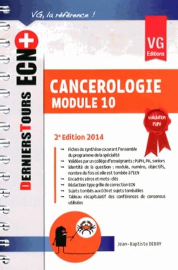 Couverture du livre « ECN+ CANCEROLOGIE EDITIONS 2014 » de Debry J-B., librairie Les Contes Infusés à Corte
