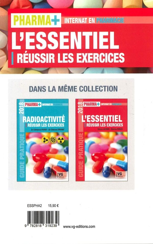 Quatrième de couverture de « L'essentiel : réussir les exercices »