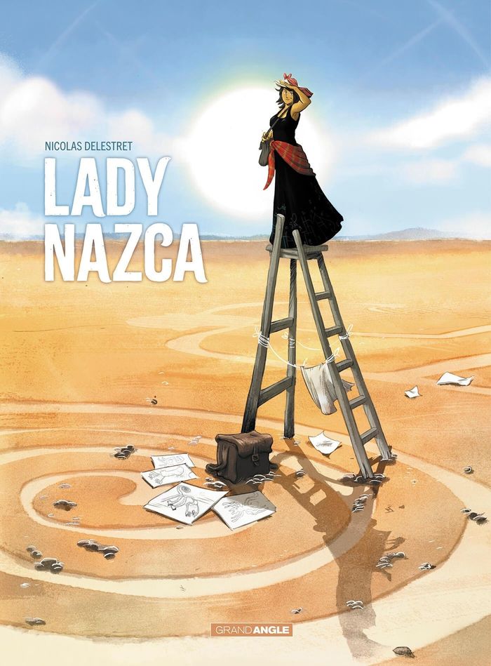 Couverture du livre « Lady Nazca » de Nicolas Delestret, librairie Les Contes Infusés à Corte
