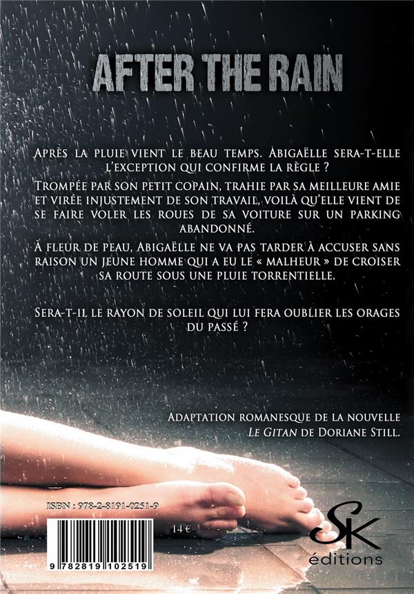 Quatrième de couverture de « AFTER THE RAIN »