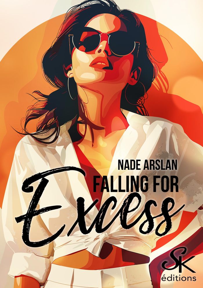 Couverture du livre « Falling for excess » de Nade Arslan, librairie Les Contes Infusés à Corte