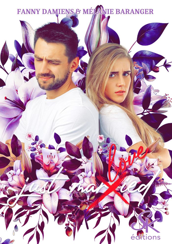 Couverture du livre « just married love » de Fanny Damiens, librairie Les Contes Infusés à Corte
