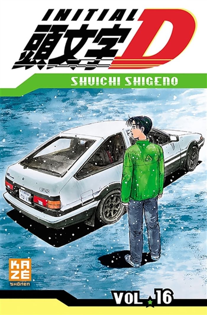 Couverture du livre « INITIAL D T16 » de Shigeno Shuichi, librairie Les Contes Infusés à Corte