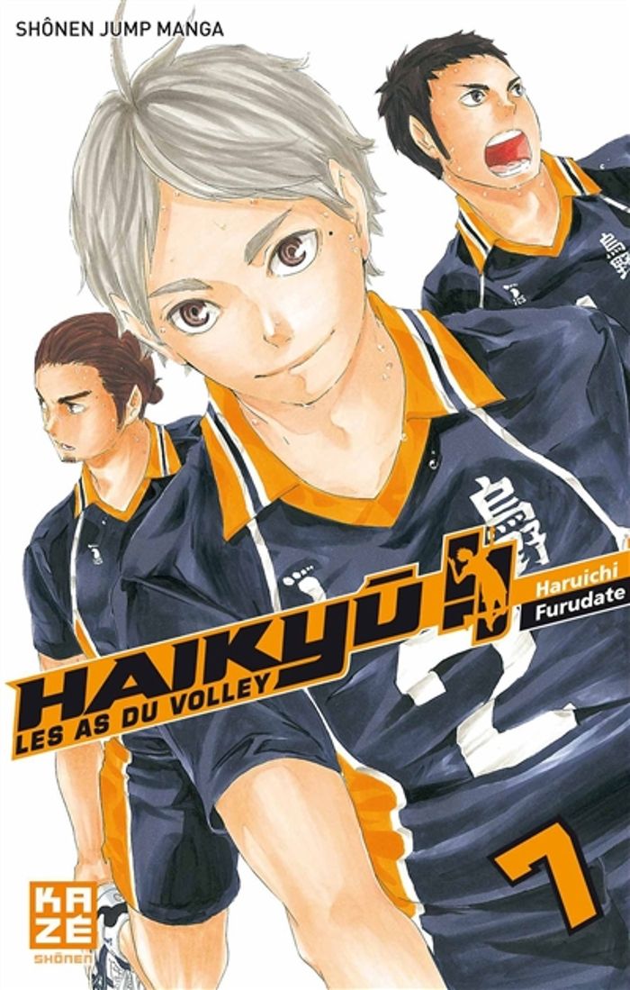 Couverture du livre « HAIKYU !! - LES AS DU VOLLEY T07 » de Haruichi Furudate, librairie Les Contes Infusés à Corte