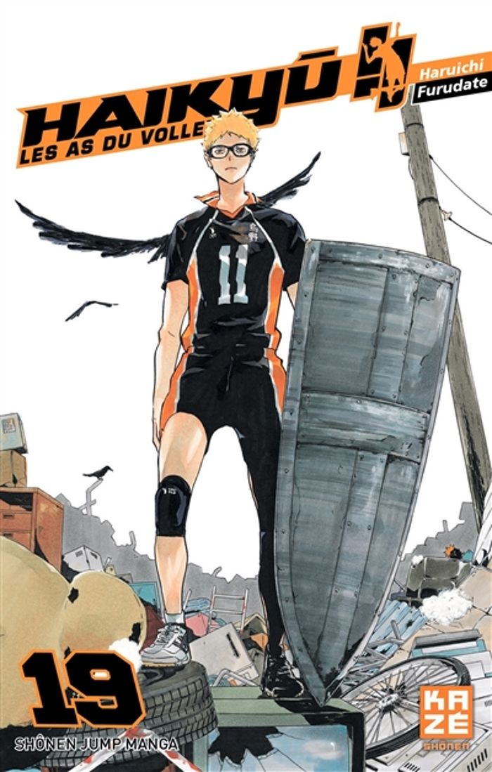 Couverture du livre « HAIKYU !! - LES AS DU VOLLEY T19 » de Haruichi Furudate, librairie Les Contes Infusés à Corte