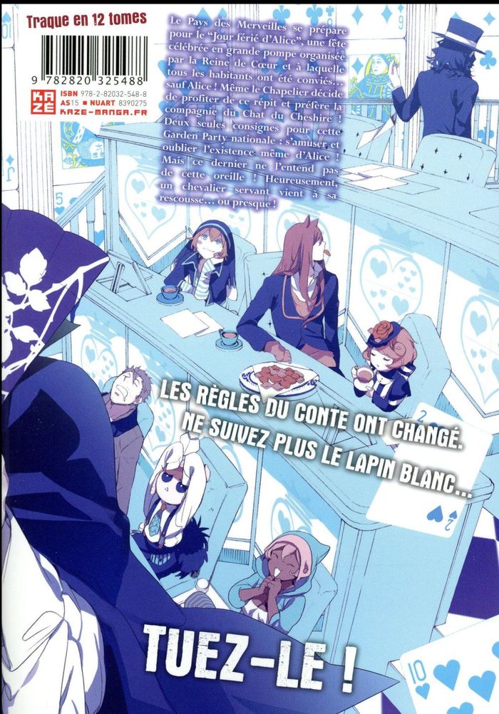Quatrième de couverture de « ARE YOU ALICE T07 »