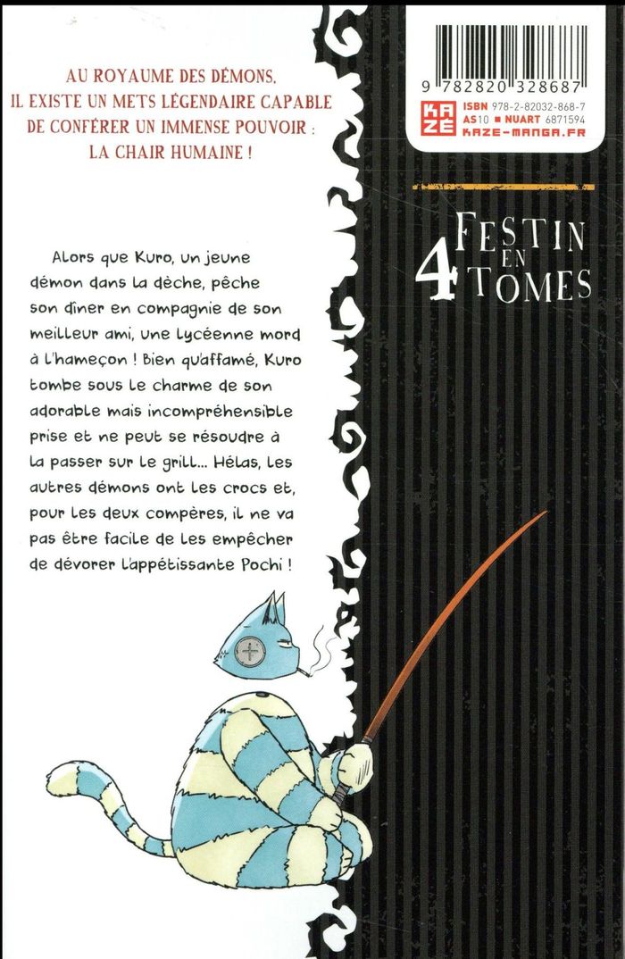 Quatrième de couverture de « Pochi & Kûrô »