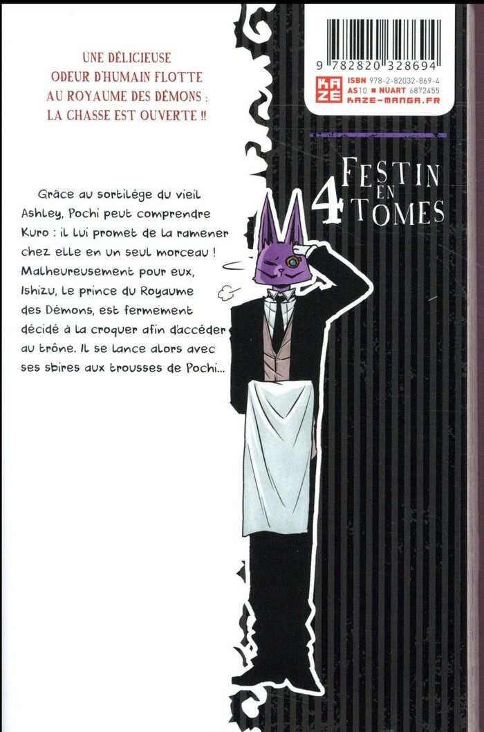 Quatrième de couverture de « Pochi & Kûrô »