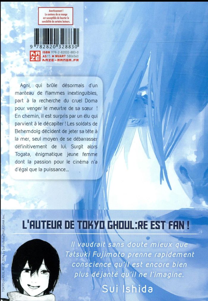 Quatrième de couverture de « Fire punch »