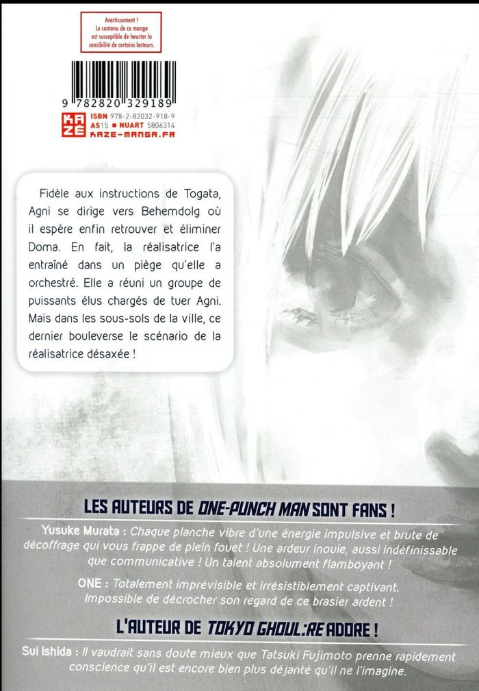 Quatrième de couverture de « Fire punch »