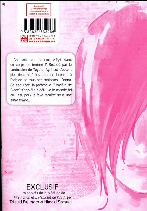 Quatrième de couverture de « Fire punch »