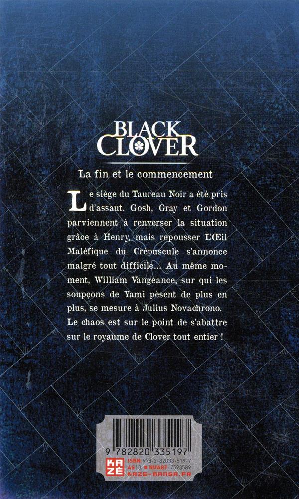 Quatrième de couverture de « La fin et le commencement »