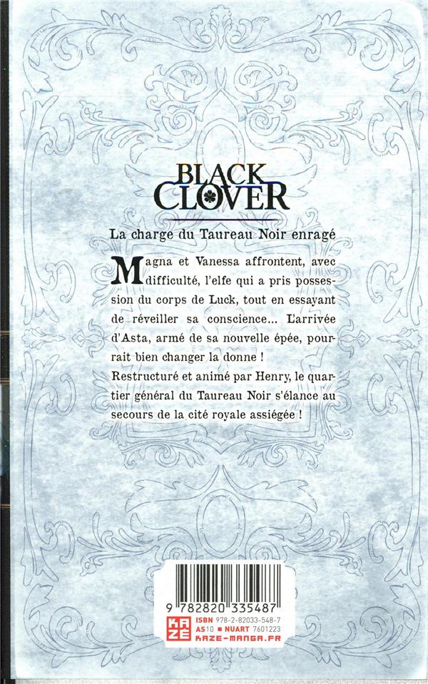 Quatrième de couverture de « La charge du taureau noir enragé »