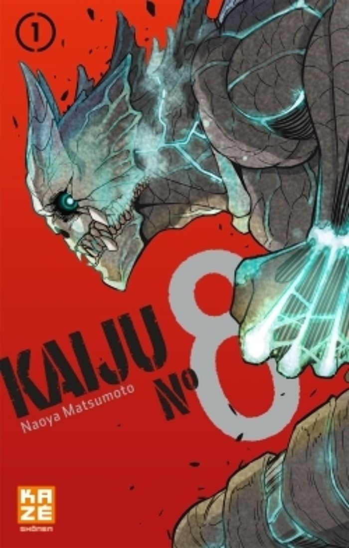 Couverture du livre « KAIJU N 8 T01 » de Naoya Matsumoto, librairie Les Contes Infusés à Corte