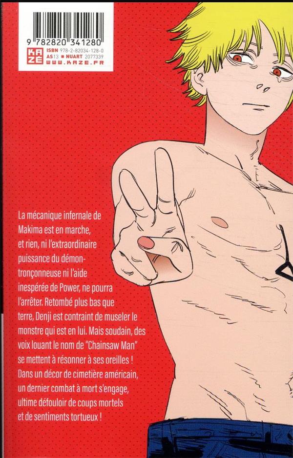 Quatrième de couverture de « Courage Chainsaw man ! »