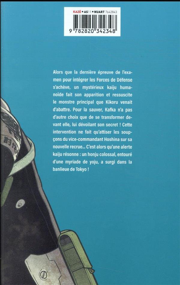 Quatrième de couverture de « KAIJU N 8 T02 »