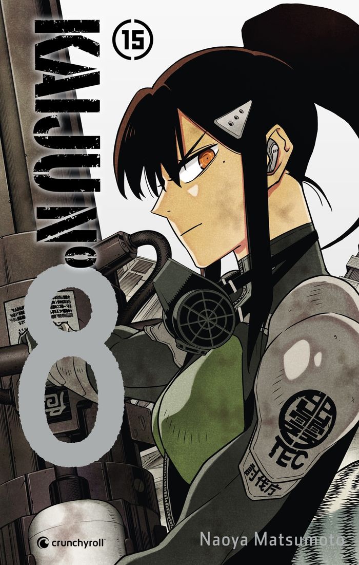 Couverture du livre « Kaiju n° 8 » de Naoya Matsumoto, librairie Les Contes Infusés à Corte