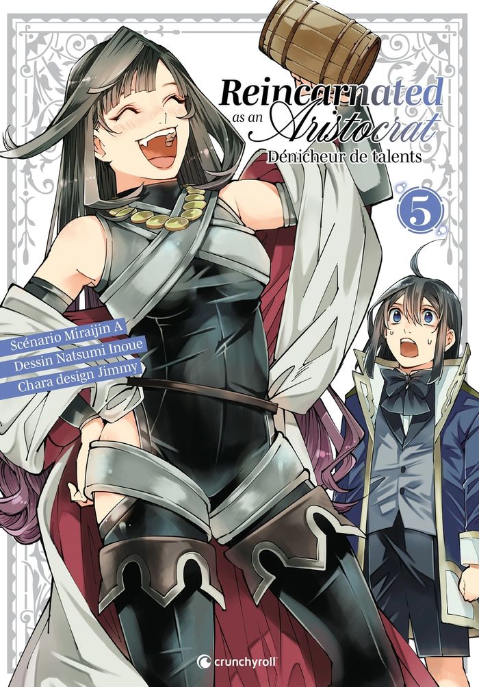 Couverture du livre « Reincarnated as an aristocrat : dénicheur de talents » de Miraijin A, librairie Les Contes Infusés à Corte
