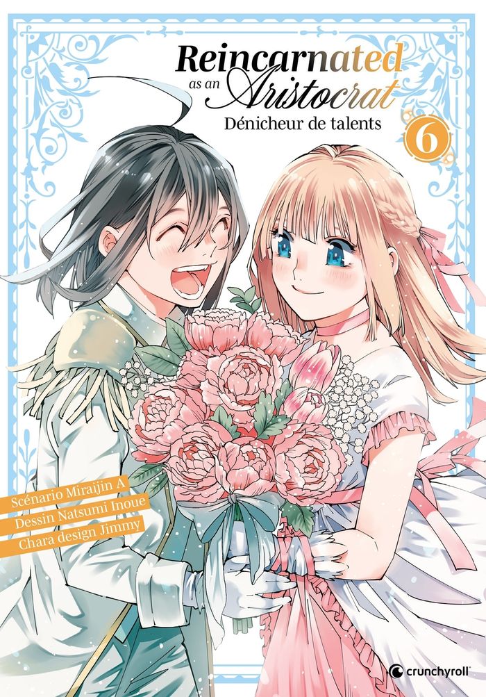 Couverture du livre « Reincarnated as an aristocrat : dénicheur de talents » de Miraijin A, librairie Les Contes Infusés à Corte