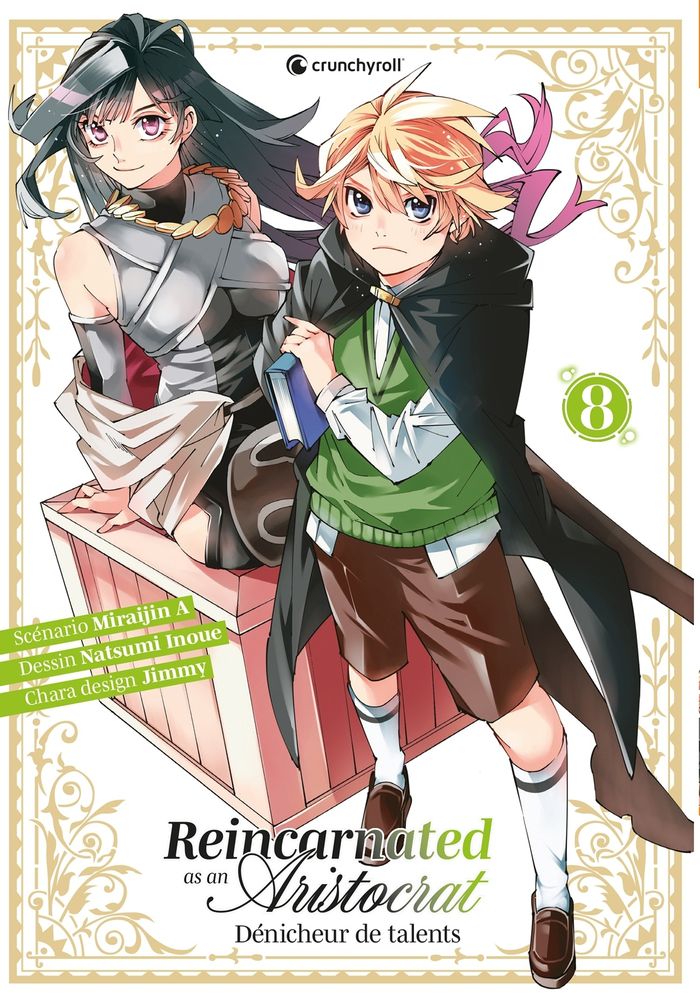 Couverture du livre « Reincarnated as an aristocrat : dénicheur de talents » de Miraijin A, librairie Les Contes Infusés à Corte