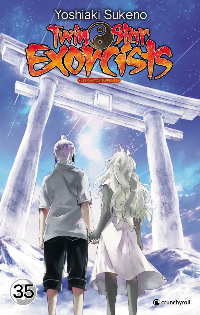 Couverture du livre « Twin star exorcists : les onmyôji suprêmes » de Yoshiaki Sukeno, librairie Les Contes Infusés à Corte