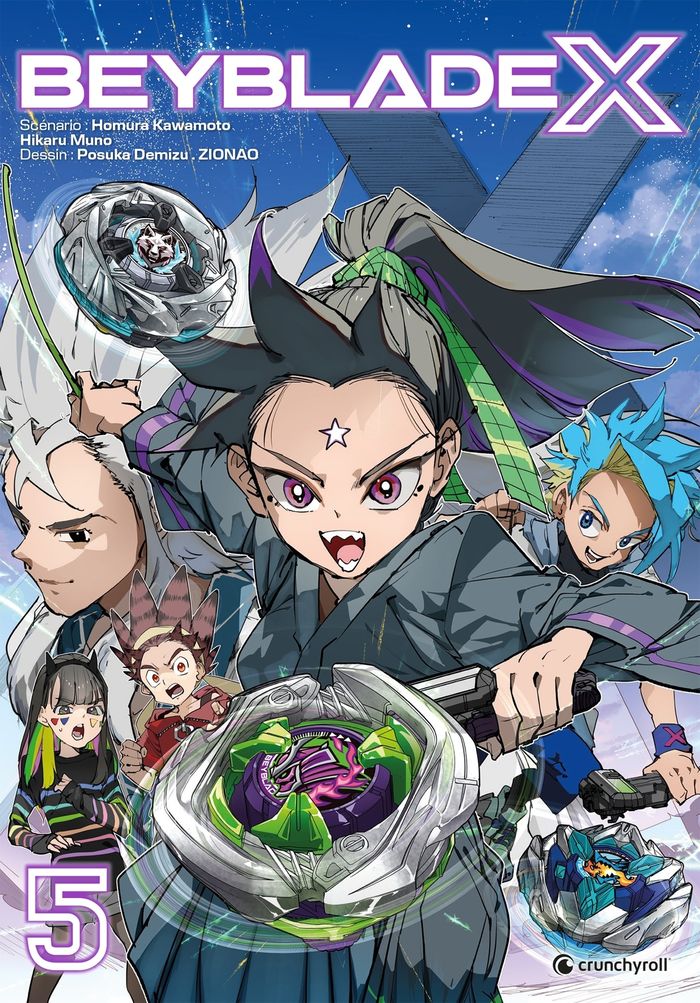 Couverture du livre « Beyblade X », librairie Les Contes Infusés à Corte