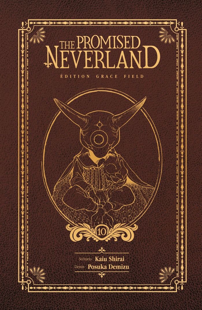 Couverture du livre « THE PROMISED NEVERLAND T10 - EDITION GRACE FIELD » de Shirai/demizu, librairie Les Contes Infusés à Corte