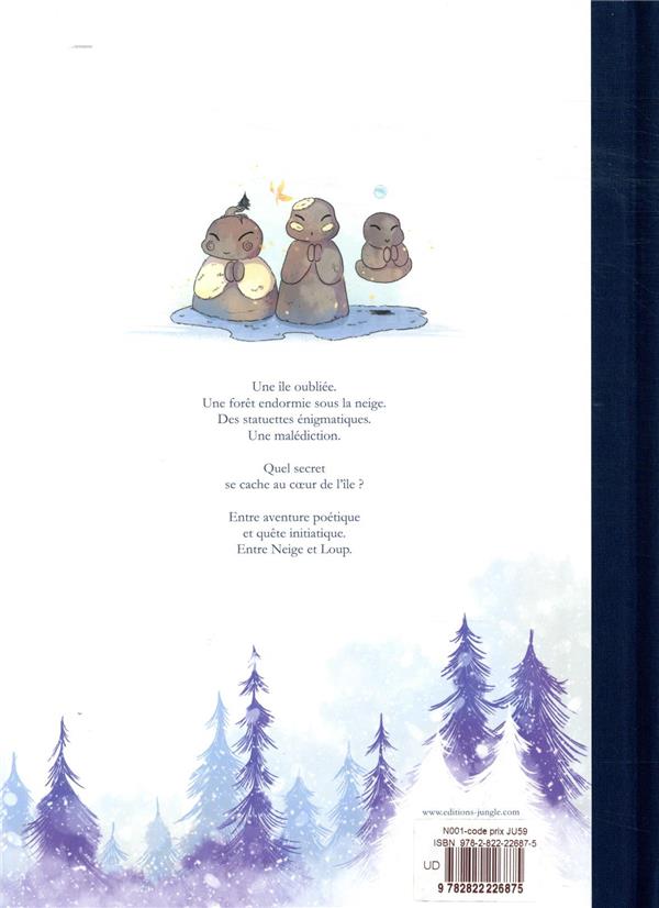 Quatrième de couverture de « ENTRE NEIGE ET LOUP »