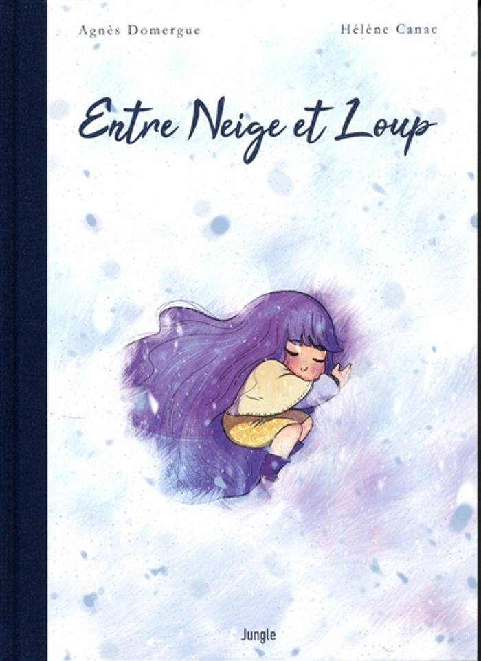 Couverture du livre « ENTRE NEIGE ET LOUP » de Domergue/canac, librairie Les Contes Infusés à Corte