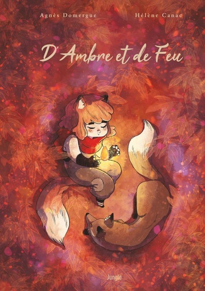 Couverture du livre « D'AMBRE ET DE FEU » de Domergue/canac, librairie Les Contes Infusés à Corte