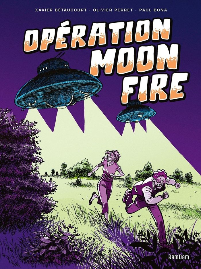 Couverture du livre « Opération Moon fire » de Xavier Bétaucourt, librairie Les Contes Infusés à Corte