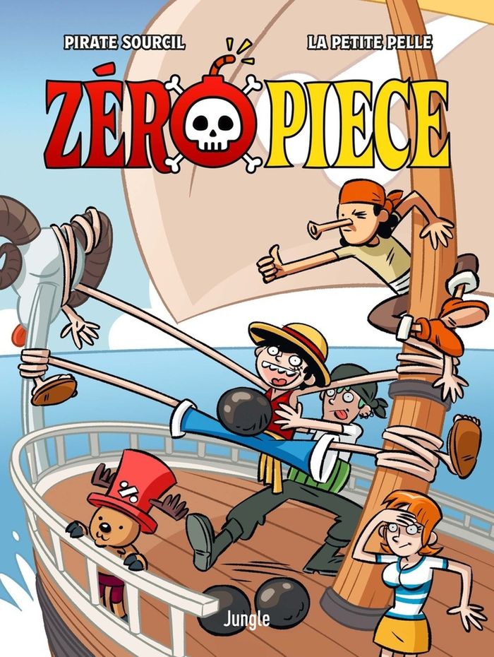 Couverture du livre « Zéropiece » de Pirate Sourcil, librairie Les Contes Infusés à Corte