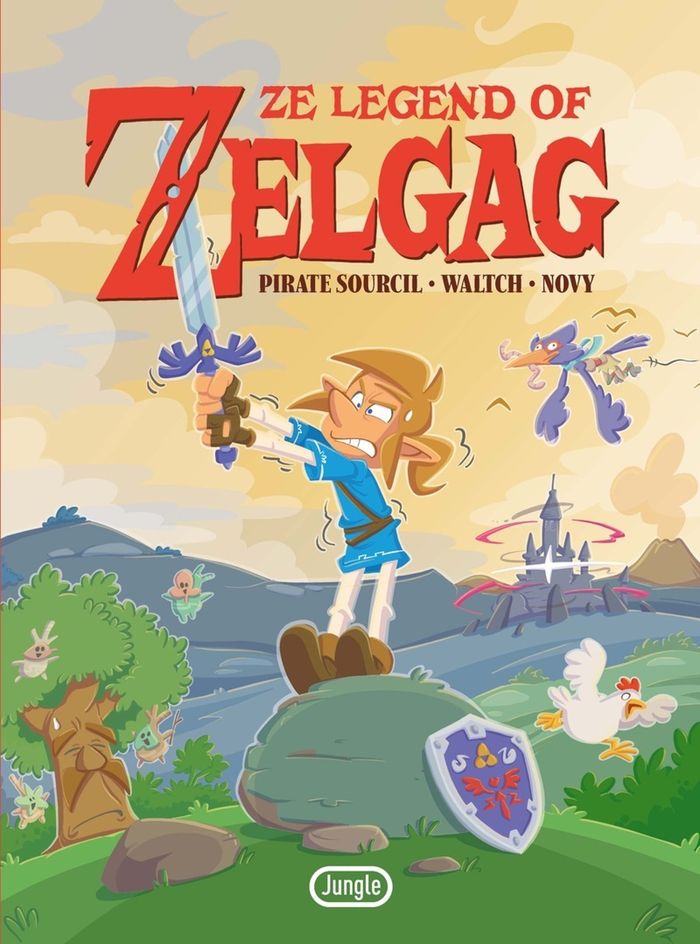 Couverture du livre « Ze legend of Zelgag » de Pirate Sourcil, librairie Les Contes Infusés à Corte