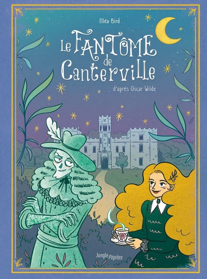 Couverture du livre « Le fantôme de Canterville » de Elléa Bird, librairie Les Contes Infusés à Corte