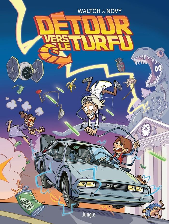 Couverture du livre « Détour vers le turfu » de Waltch, librairie Les Contes Infusés à Corte