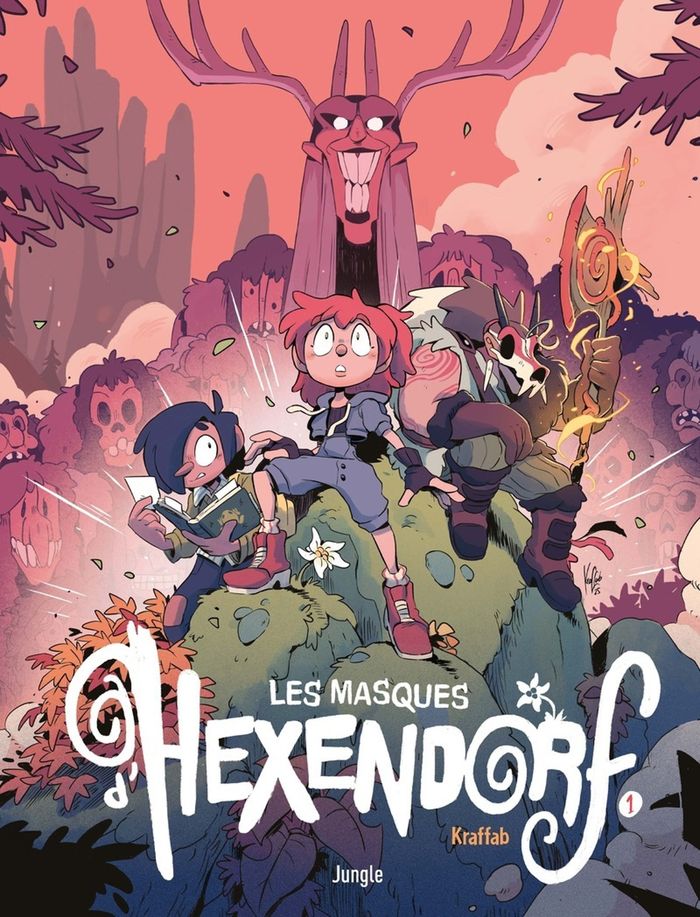 Couverture du livre « Les masques d'Hexendorf : 1. Le règne de Dame Kapel », librairie Les Contes Infusés à Corte