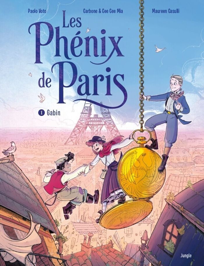Couverture du livre « LES PHENIX DE PARIS - TOME 1 GABIN - VOL01 », librairie Les Contes Infusés à Corte
