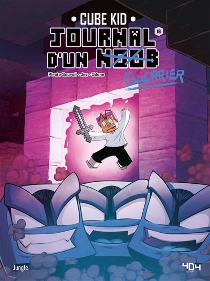 Couverture du livre « JOURNAL D'UN NOOB - TOME 16 LE PIGLIN ET LE WITHER - VOL16 », librairie Les Contes Infusés à Corte