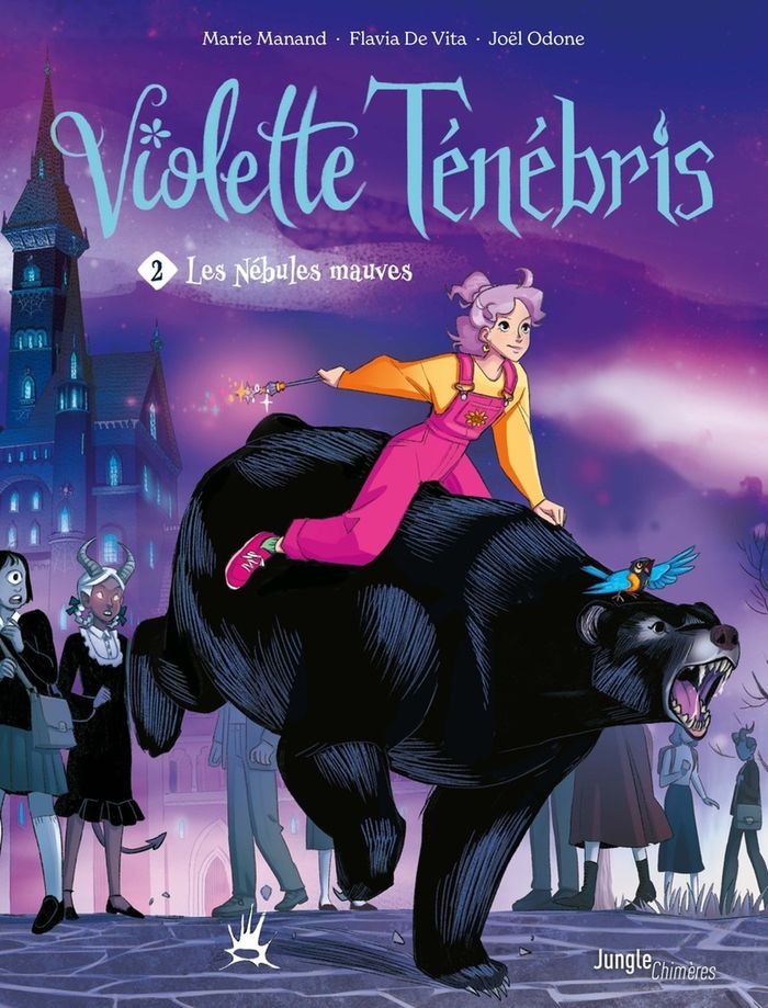 Couverture du livre « VIOLETTE TENEBRIS - TOME 2 LES NEBULES MAUVES - VOL02 », librairie Les Contes Infusés à Corte