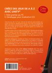 Quatrième de couverture de « CREEZ DES JEUX DE A A Z AVEC UNITY (I. VOTRE PREMIER JEU PC + II. DEVELOPPER POU »