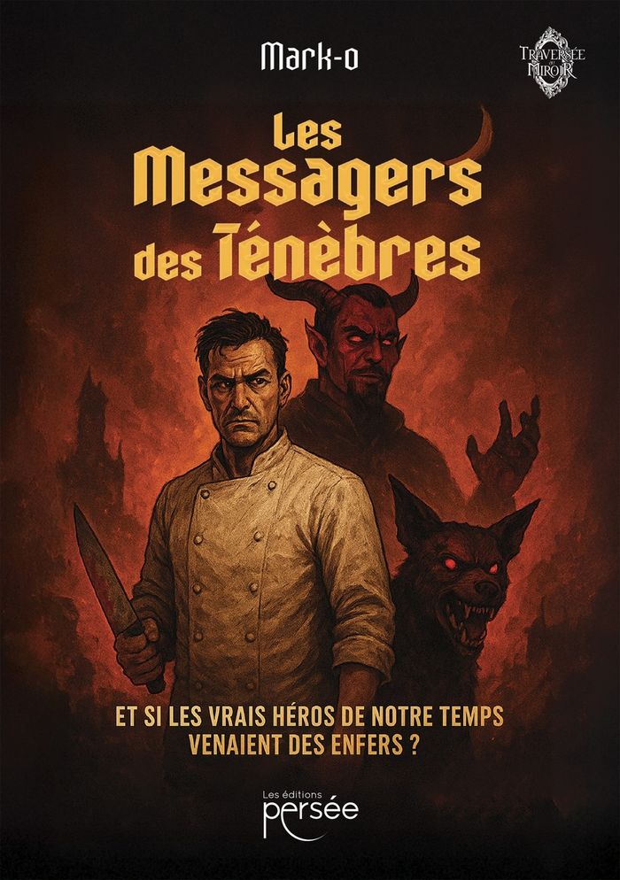 Couverture du livre « Les messagers des ténèbres : fantasy », librairie Les Contes Infusés à Corte