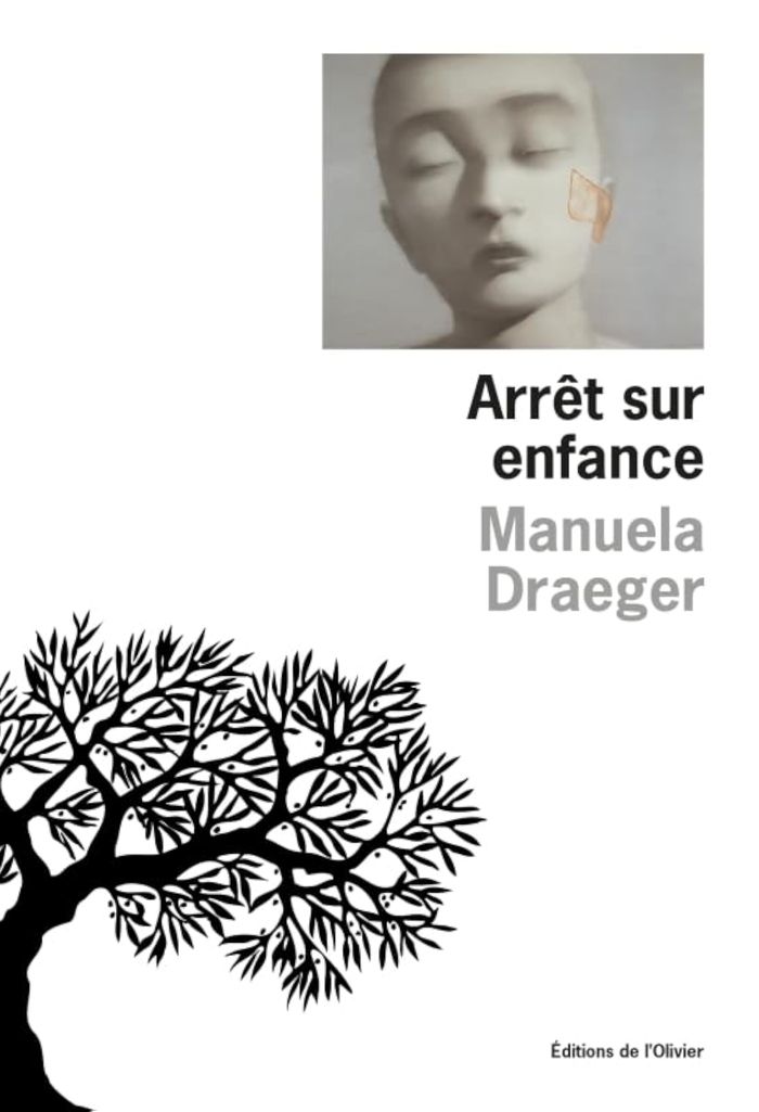 Couverture du livre « Arrêt sur enfance » de Manuela Draeger, librairie Les Contes Infusés à Corte