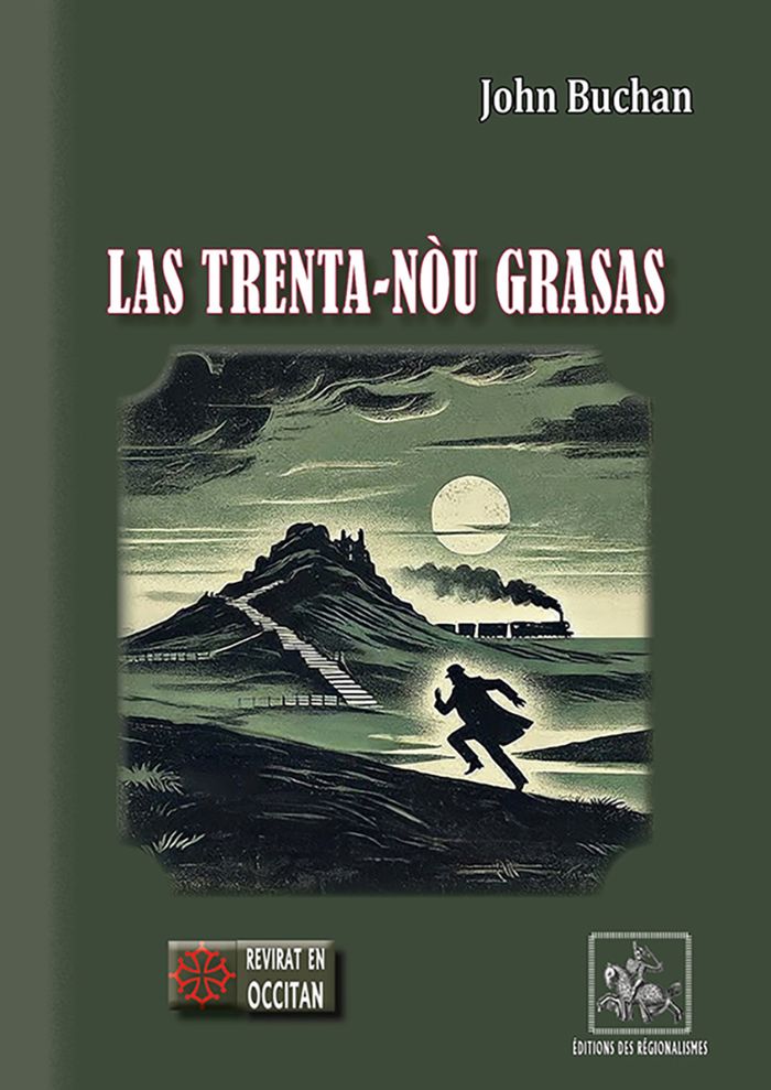 Couverture du livre « Las trenta-nòu Grasas » de John Buchan, librairie Les Contes Infusés à Corte
