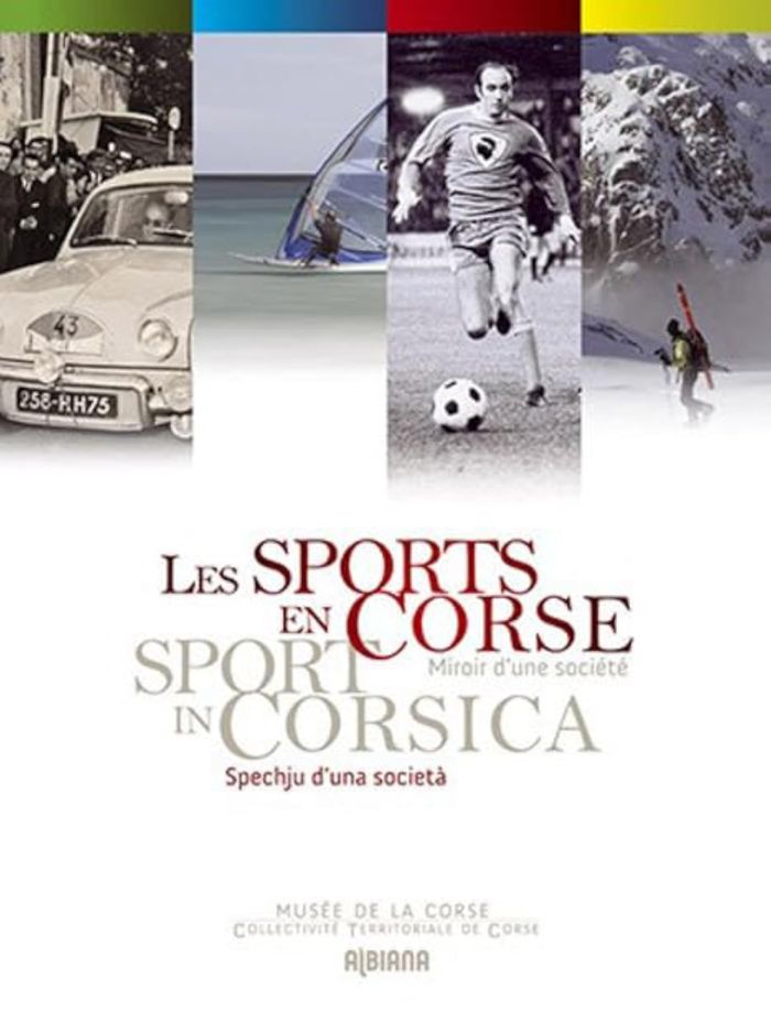 Couverture du livre « LES SPORTS EN CORSE - MIROIR D UNE SOCIETE » de Collectif, librairie Les Contes Infusés à Corte