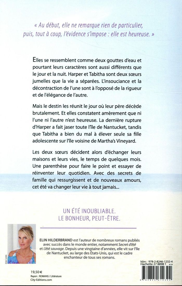 Quatrième de couverture de « Un été pour deux »