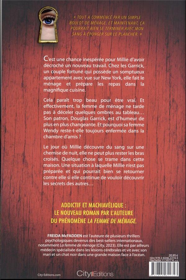 Quatrième de couverture de « Les secrets de la femme de ménage »
