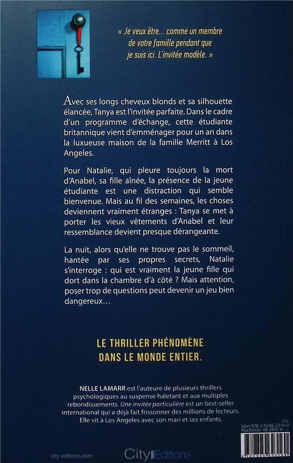 Quatrième de couverture de « Une invitée particulière »