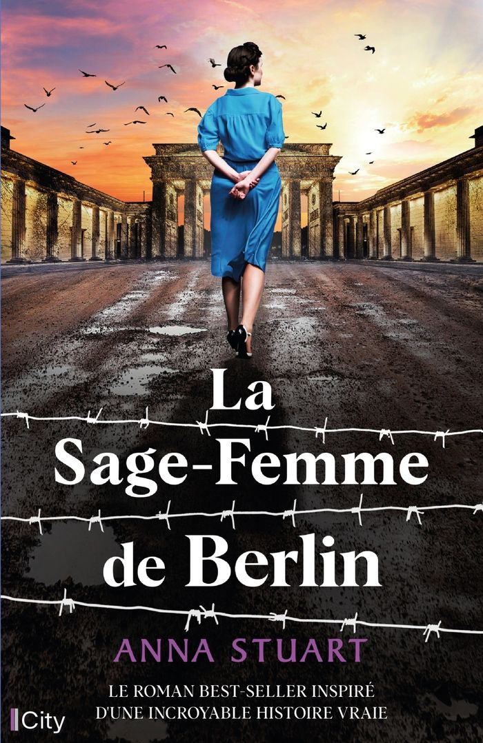 Couverture du livre « La sage-femme de Berlin » de Anna Stuart, librairie Les Contes Infusés à Corte