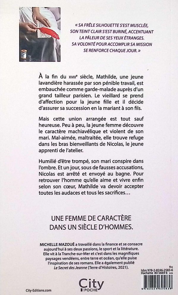 Quatrième de couverture de « La femme du maître tailleur »
